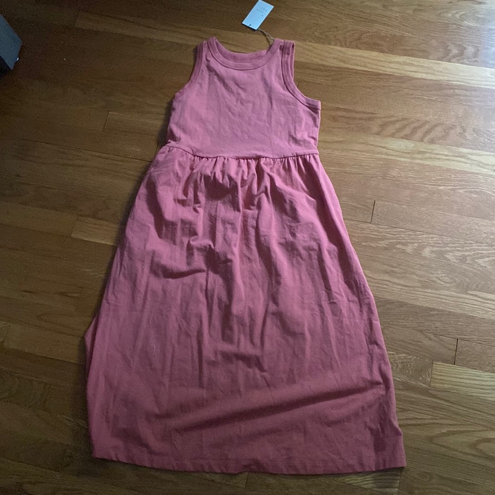 Pink shift dress